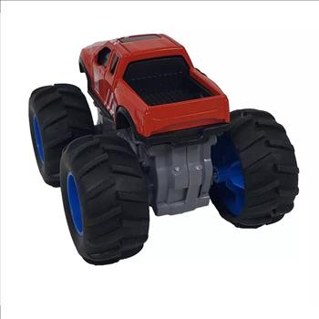 4x4 Red Monster truck Die Cast Plastic Model 3.5