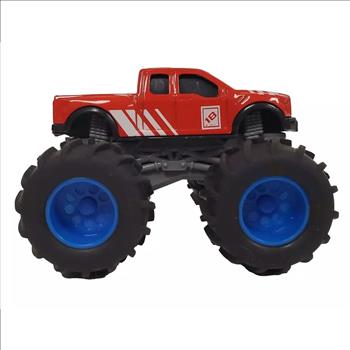 4x4 Red Monster truck Die Cast Plastic Model 3.5