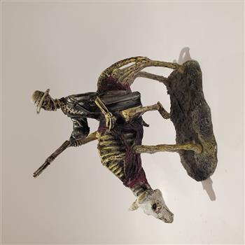 Ghost Rider Skeleton Cowboy Horse Day of the Dead Figure