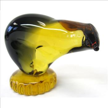 Retro Murano Glass Bear