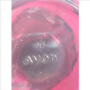 VTG AVON Cape Cod  Ruby Red Footed Pedestal Goblet/Wine Glass