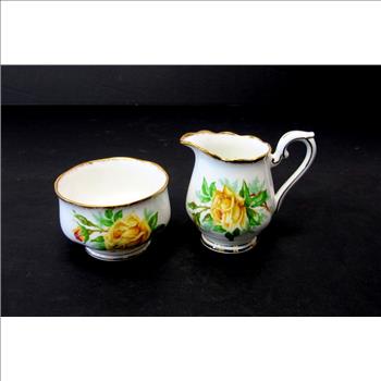 Royal Albert Bone China Tea Rose Pattern Tea Set