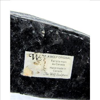 Vintage Wolf Original Inuit Sculpture