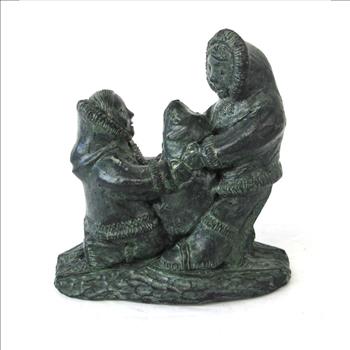 Vintage Wolf Original Inuit Sculpture