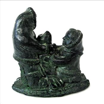 Vintage Wolf Original Inuit Sculpture