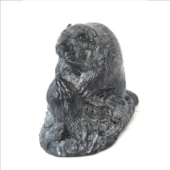 Vintage Wolf Original Inuit Sculpture