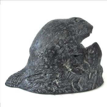 Vintage Wolf Original Inuit Sculpture