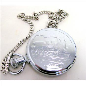 Vintage Sears Locomotive Pocket Watch