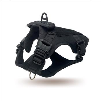 Large Military Dog Vest Collar Tactical Dog Harness with Handle