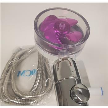 360 Rotated Fan Turbo High Pressure Rainfall Shower Head Kit