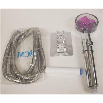 360 Rotated Fan Turbo High Pressure Rainfall Shower Head Kit