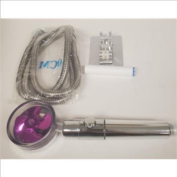 360 Rotated Fan Turbo High Pressure Rainfall Shower Head Kit