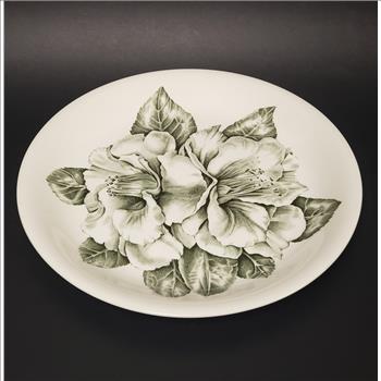 Vintage Johnson Brothers Genuine Hand Engraving Sage Camellia 10