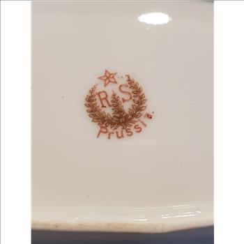 VTG R.S. Prussia Porcelain Hand Painted Pickle Tray