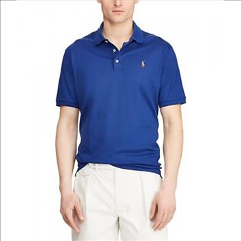 New w/tag Polo Ralph Lauren Sapphire Polo Shirt, Large