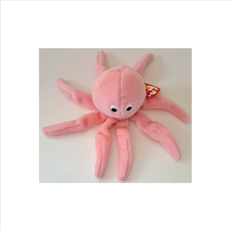 1993 Ty Beanie Baby Inky The Octopus -With Original Tags