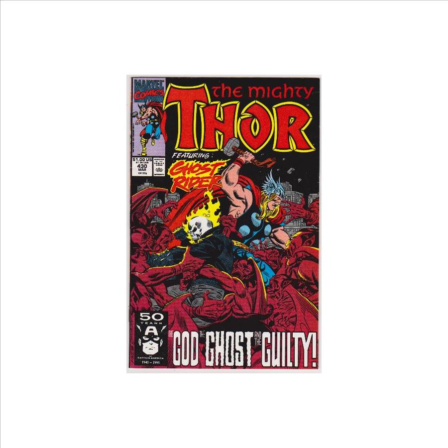 1991 The Mighty Thor #430 Issue - Marvel Comics