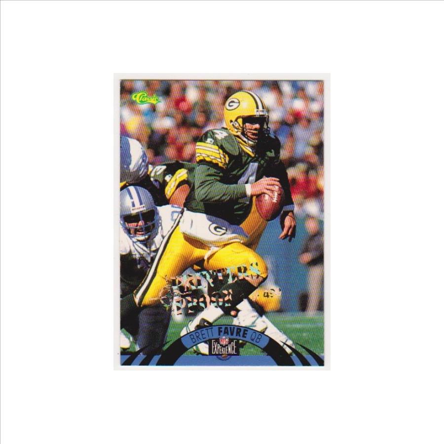 Only 499 Exist - Brett Favre 1996 Classic NFL Experience Printers Proof #19 Insert Card
