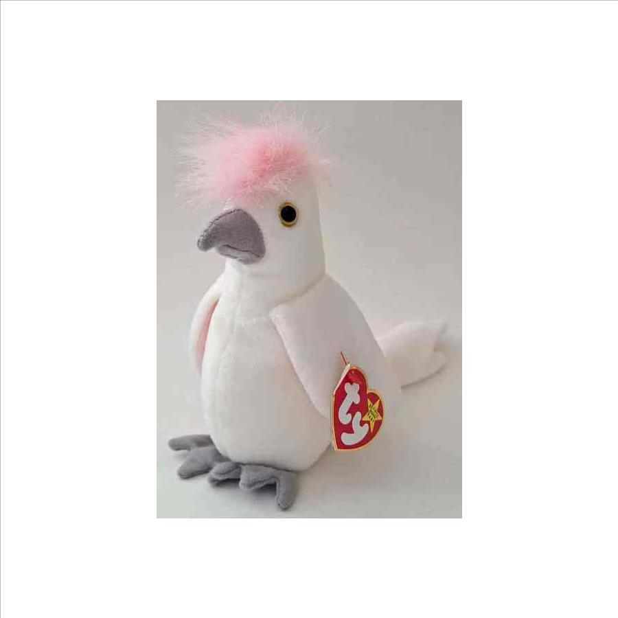 1998 Ty Beanie Baby Kuku The Cockatoo - New With Tags
