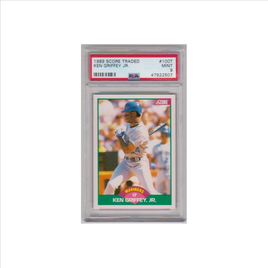 Rookie Graded PSA Mint 9 - Ken Griffey, Jr. 1989 Score Traded #100T Card
