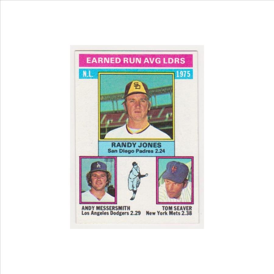 1976 Topps Tom Seaver/Randy Jones/Andy Messersmith #201 Baseball Card