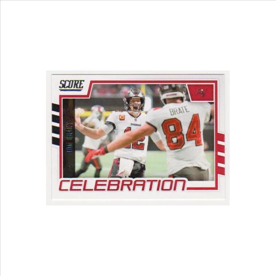 Tom Brady 2022 Score Celebration #C-TB Insert Card