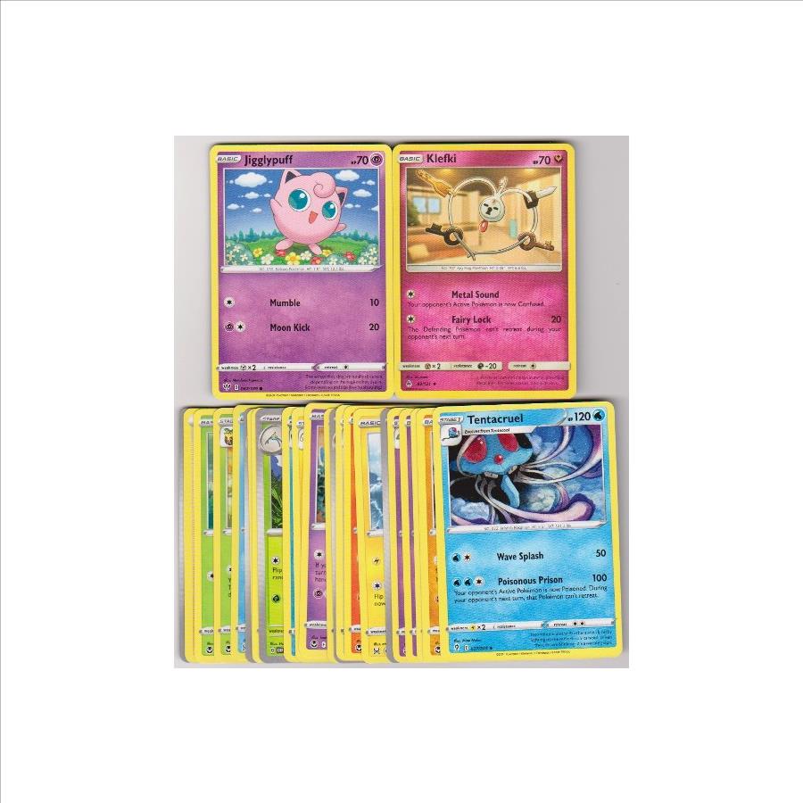 25 Different Pokemon Trading Cards w/ Jigglypuff + More