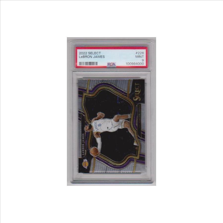 Graded PSA Mint 9 - Lebron James 2022-23 Panini Select #226 Card