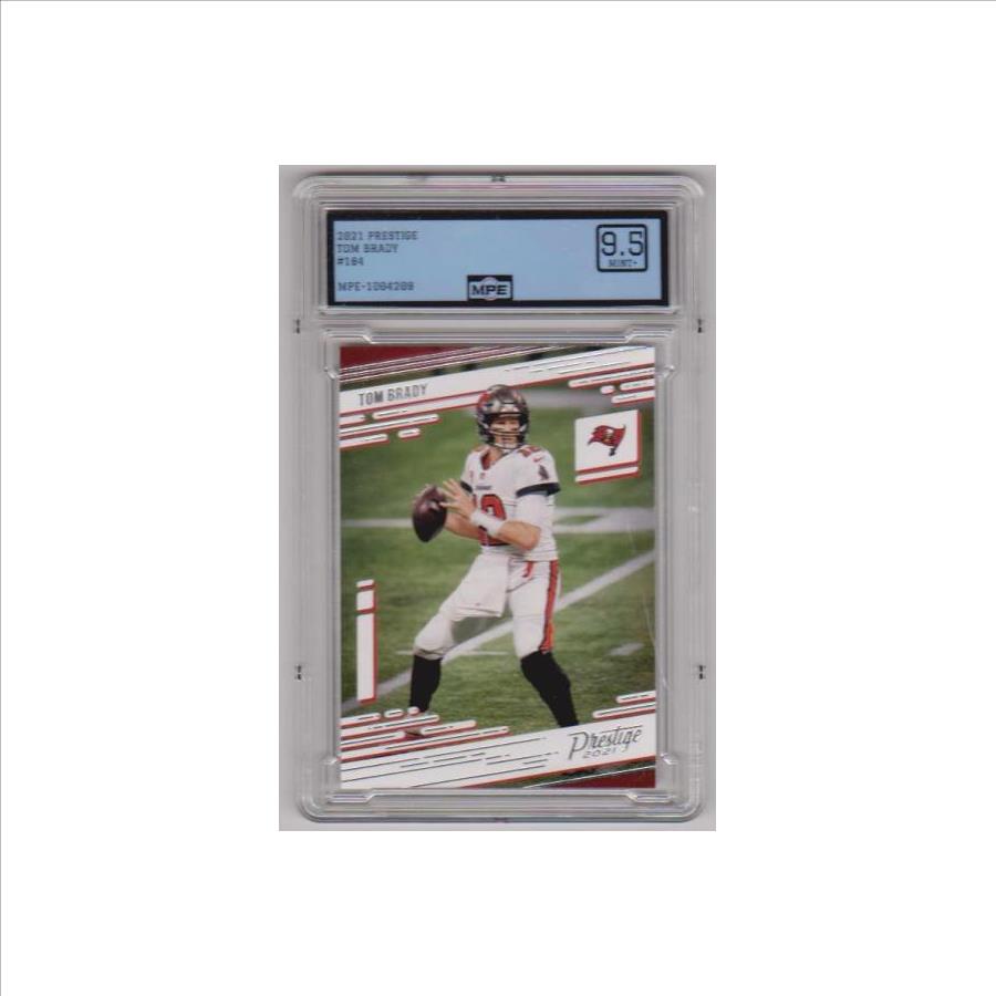Graded MPE Mint+ 9.5 - Tom Brady 2021 Panini Prestige #184 Card