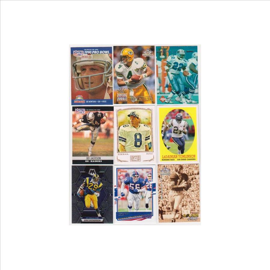 Football Card Collection 1990-2023 w/ Joe Montana, Brett Favre+ More