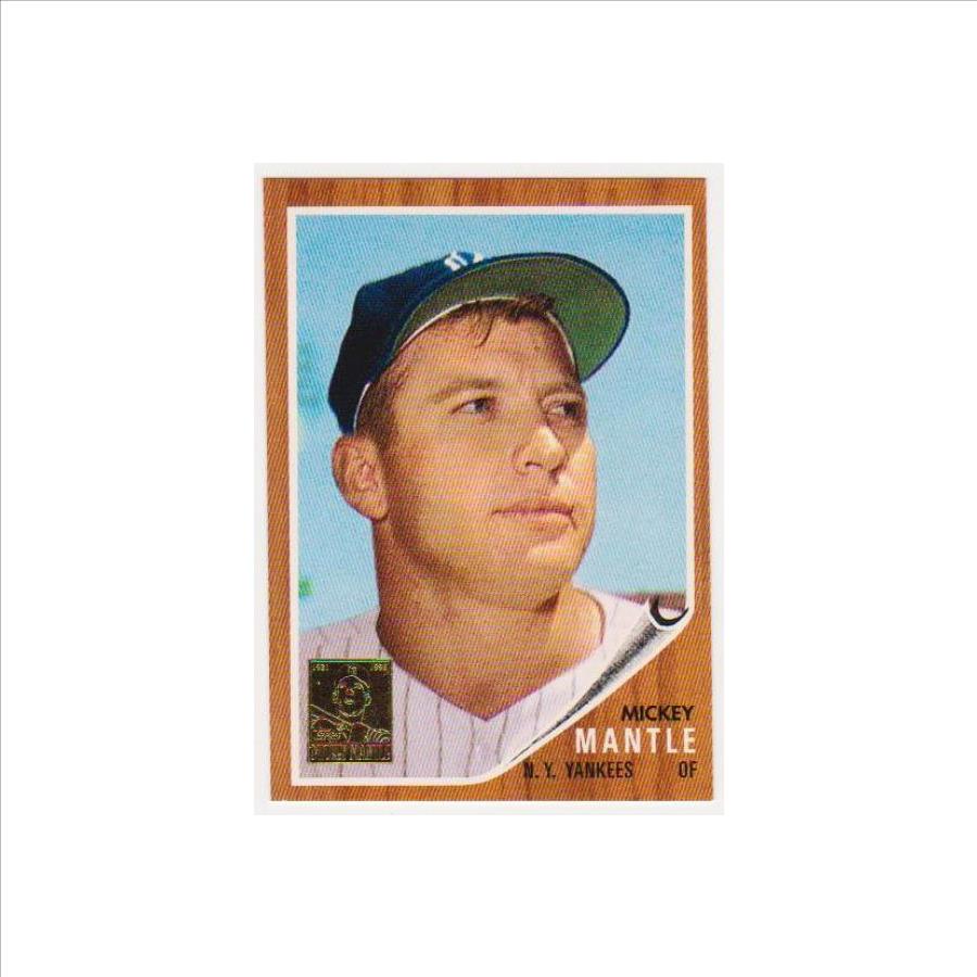 Mickey Mantle 1962 Topps #200 Commemorative Card - 1996 Topps #12 of 19 Insert Card