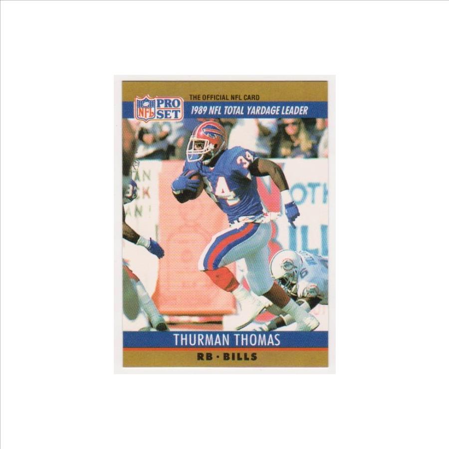 Error - Thurman Thomas 1990 Pro Set Wrong Back - HOFer
