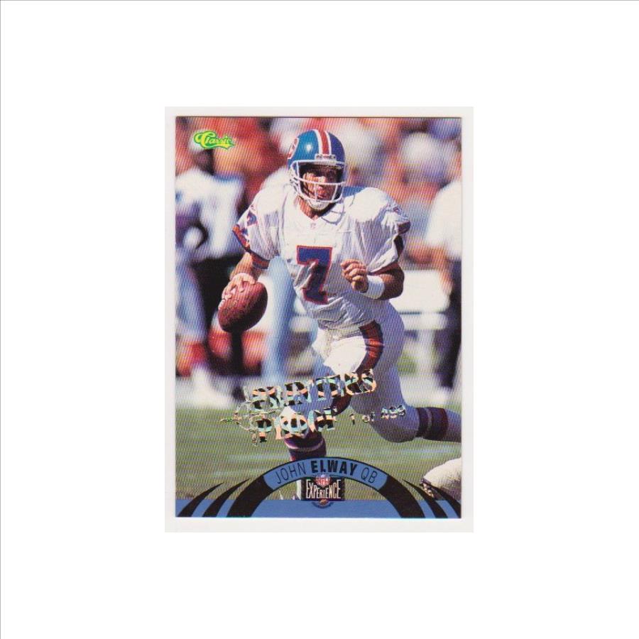 Only 499 Exist - John Elway 1996 Classic NFL Experience Printers Proof #20 Insert Card