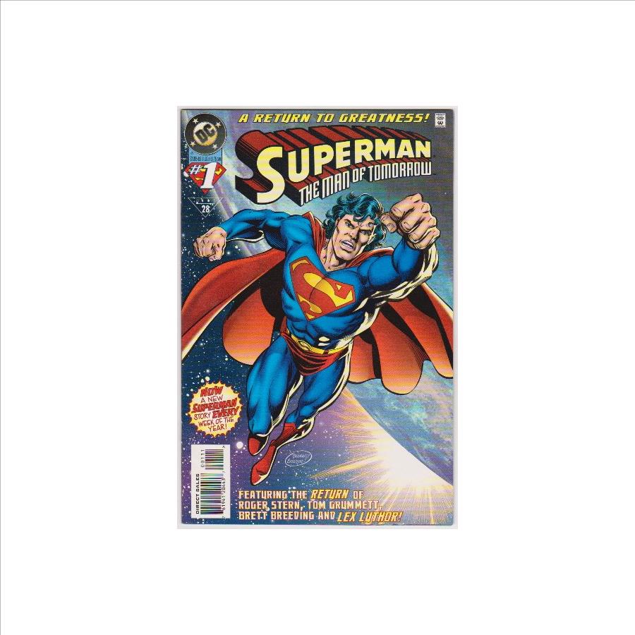1995 DC Comics SUPERMAN MAN OF TOMORROW #1 Issue