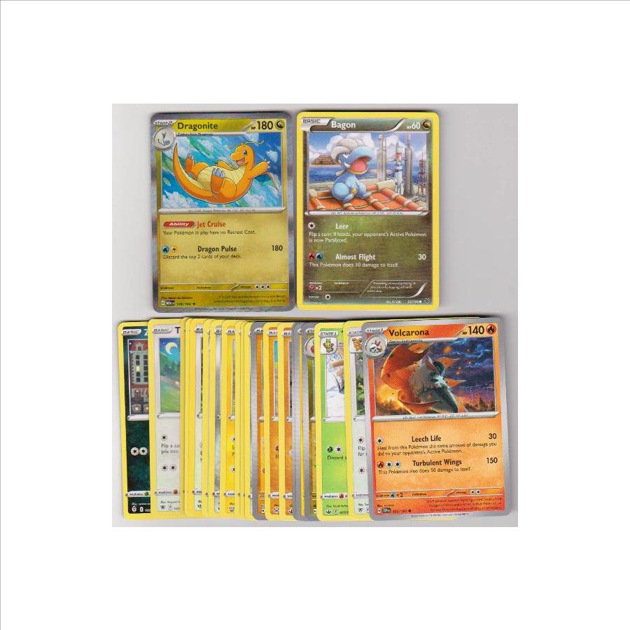 25 Different Pokemon Trading Cards w/ Dragonite HOLO + More
