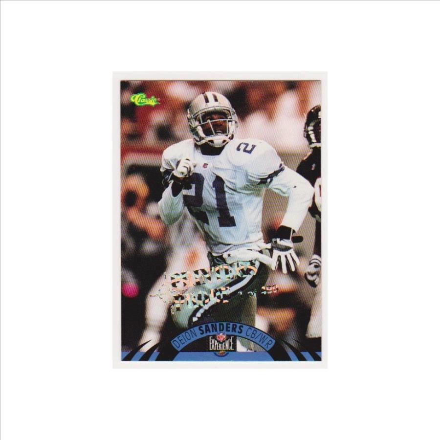 Only 499 Exist - Deion Sanders 1995 Classic NFL Experience Printers Proof #80 Insert Card