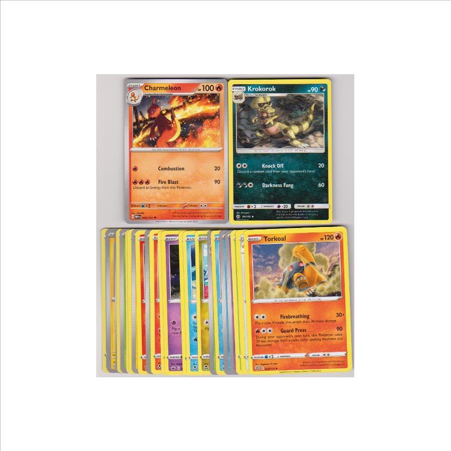 25 Different Pokemon Trading Cards w/ Charmeleon + More