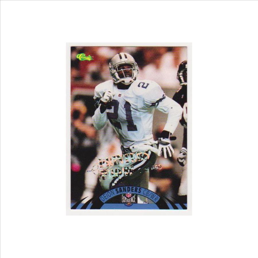 Only 499 Exist - Deion Sanders 1995 Classic NFL Experience Printers Proof #80 Insert Card