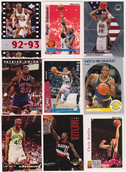Basketball Card Collection w/ Michael Jordan, Magic Johnson + More