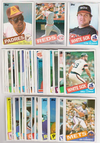 50 Different 1985 Topps Baseball Cards - Tony Gwynn + More