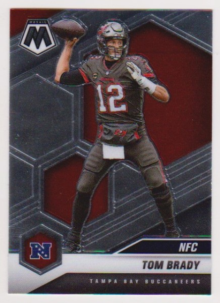 Tom Brady 2021 Panini Mosaic #201 Card