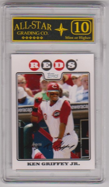 Graded 10 - Ken Griffey Jr. 2008 Topps #580 Card