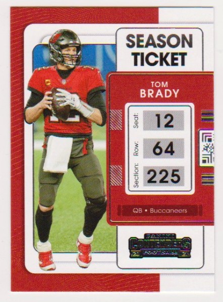 Tom Brady 2021 Panini Contenders #91 Card