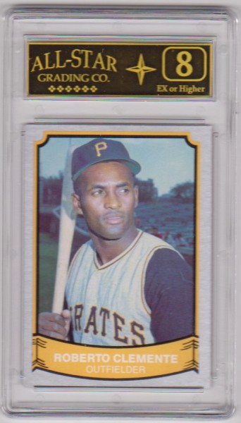 Graded 8 - Roberto Clemente 1989 Pacific Baseball Legends #135 Card