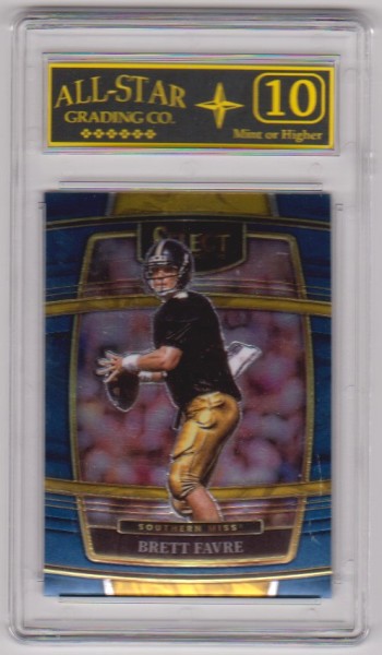 Graded 10 - Brett Favre 2022 Panini Select Draft Picks #51 Card