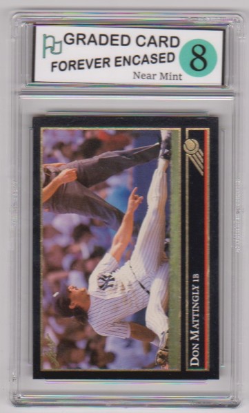 Labeled Near Mint 8 - Don Mattingly 1992 Leaf Gold Edition #57 Card