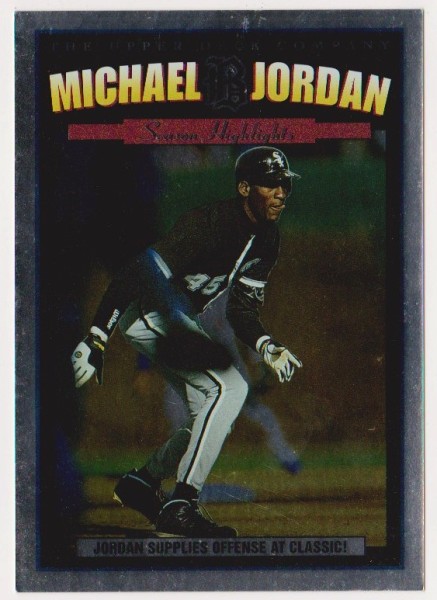 1994 Upper Deck Michael Jordan Season Highlights Jumbo #MJ-2 Card