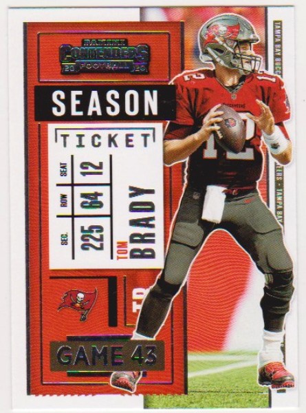 Tom Brady 2020 Panini Contenders #12 Card