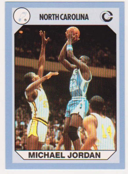 Michael Jordan 1990 North Carolina #44 College Card