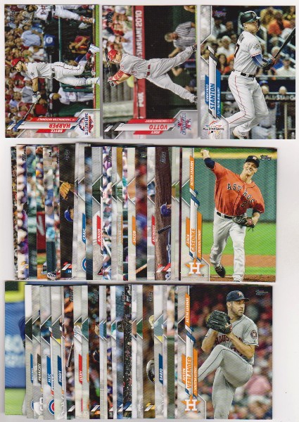 100 Different 2020 Topps Update Baseball Cards w/ Bryce Harper + More
